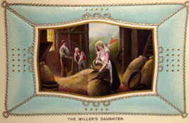 The Miller&#39;s Daughter Postcard Women In Farmland Barn Germany Series 3100 Unused - £12.58 GBP