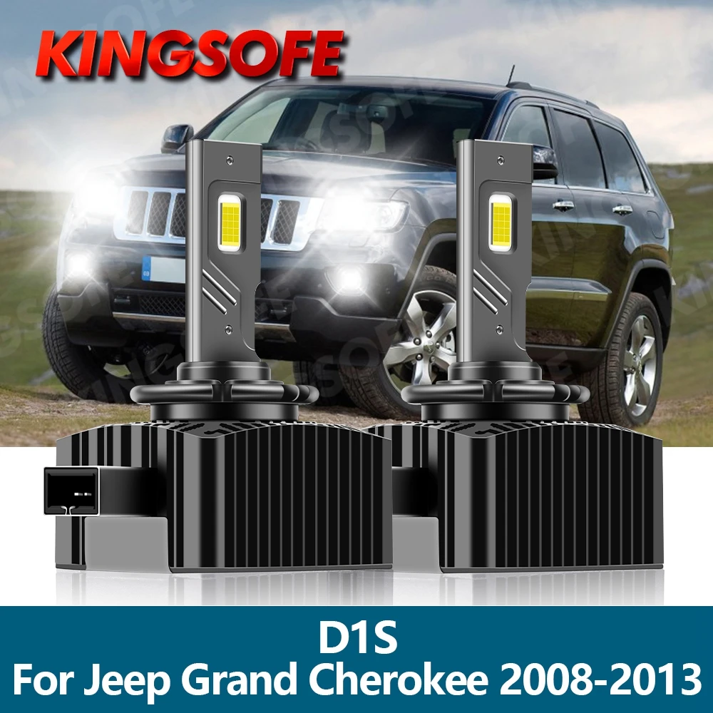 KINGSOFE 2Pcs Led Headligh D1S 6000K 110W Xenon Car Light For Jeep Grand - £68.06 GBP