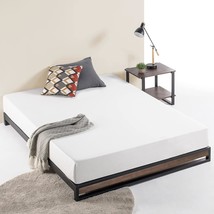 Suzanne 6 Inch Bamboo And Metal Platforma Bed Frame, No Box Spring Required, - £123.20 GBP