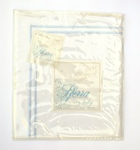 Sferra Grande Hotel White and Baby Blue Baby Boudoir Sham Egyptian Cotton  - $844.69 MXN