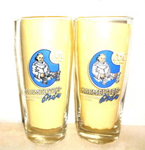 2 Karmeliter Brau Neustadt an der Saale 0.5L Vtg German Beer Glasses - £9.99 GBP