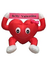 USED Valentine&#39;s Day Inflatable Sweet Heart Indoor Outdoor Party Lawn De... - £27.89 GBP