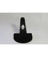 Rings (new) CZ FACETED MARQUISE - SZ LG 9.5 - 11 ADJ - £11.20 GBP