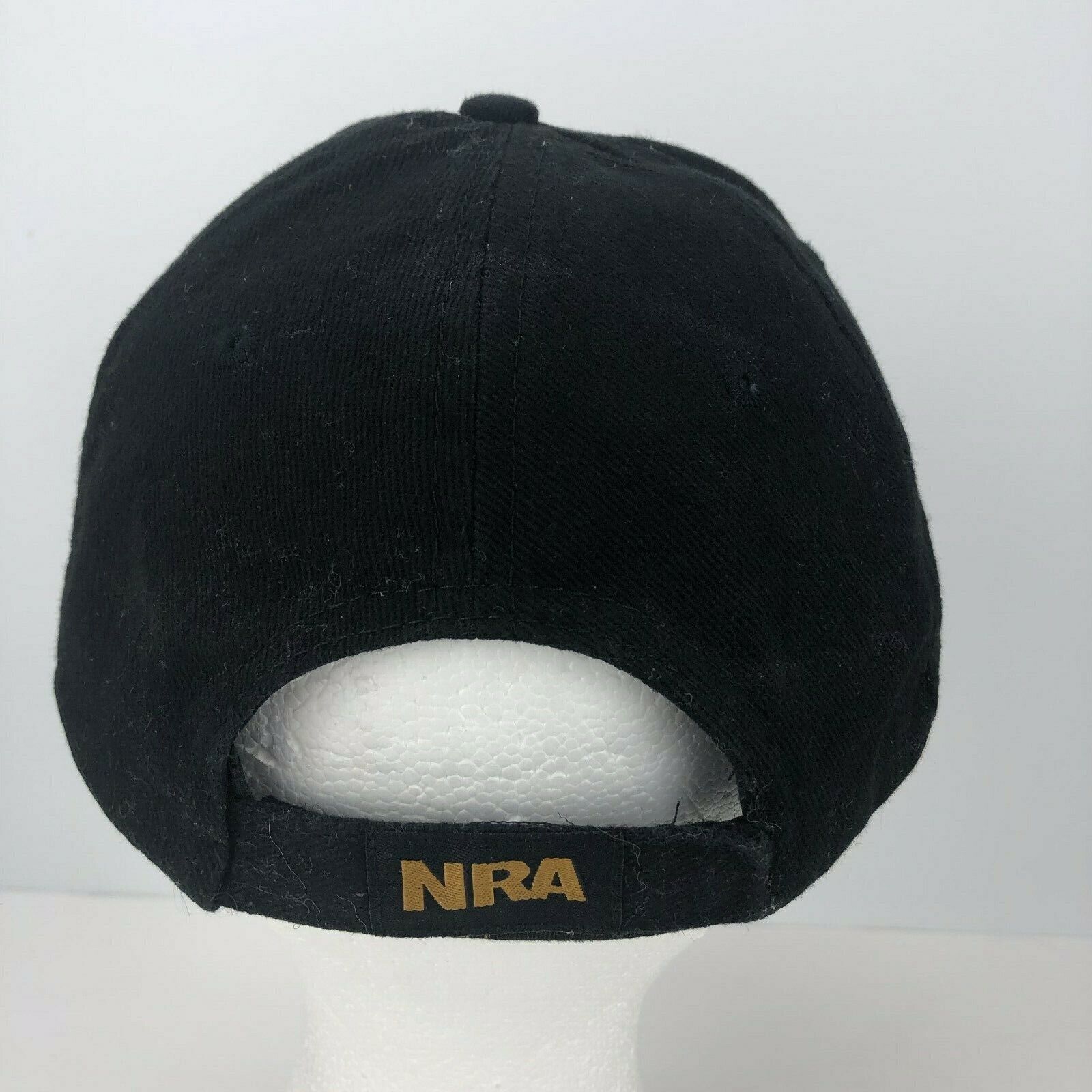 NRA National Rifle Association Cap Hat Black USA Flag Patriotic Embroidered Item image 6