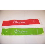NYLEA FITNESS BANDS LIGHT RED, MEDIUM GREEN NEW - $153.83 MXN