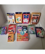 Lot of 10+ Card Games &amp; Flash Cards Dora Uno Phase 10 Beat The Parants M... - $10.50 CAD