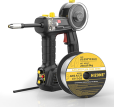 Handheld Gasless Flux Core MIG Welder Machine &amp; E71T-GS .035Inch-2Lb Flu... - $278.64