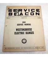 Rare Service Beacon Jan 1941 Westinghouse Electric Ranges Jan 1, 1956 ~ ... - $570.01 MXN