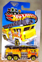 2013 Hot Wheels #11 HW City-HW Rescue 5 ALARM Yellow Variation w/Yellow 5 Spokes - £8.73 GBP