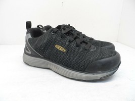 KEEN Women&#39;s Low-Cut Sparta Alloy-Toe ESD Work Shoes Black/Grey-Flannel Size 9W - £44.81 GBP