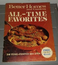 Better Homes &amp; Gardens All-Time Favorites  201 Time-Tested Recipes 1971 Crest Ad - £5.59 GBP