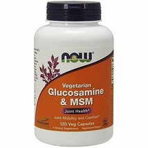 NOW Supplements, Glucosamine &amp; MSM (Not Shellfish Derived), Vegetarian , 120 ... - £17.27 GBP