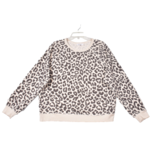Grayson Threads Women’s Leopard Print Pullover Sweatshirt Long Sleeve Cr... - $11.34