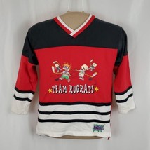 Vintage Nickelodeon Rugrats Hockey Jersey Kids Sz 6 Tommy Chuckie 90s Hong Kong - £19.81 GBP