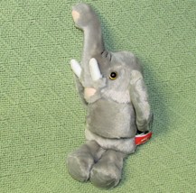 Wild Republic Elephant Wrist Hugger Slap Bracelet Plush Gray 10&quot; Stuffed Animal - £7.42 GBP
