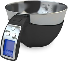 Fradel Digital Kitchen Food Scale &amp; Mixing Bowl - Measuring Cup Scale In... - $58.97