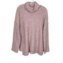 NWOT Philosophy Soft Rose Pink Heather Wool Blend Turtleneck Sweater Size M - £19.72 GBP