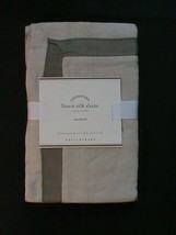 Pottery Barn BROWNSTONE sham standard 26x20&quot; NWT linen silk pillowcase - £25.57 GBP