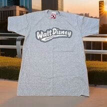 Walt Disney Jeanswear Vtg 90's Tshirt Mens Size S/M Mickey Mouse Gray US... - $25.99