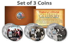 John F. Kennedy 50th Anniversary Of The Assassination Jfk Half Dollar 3-Coin Set - £14.66 GBP
