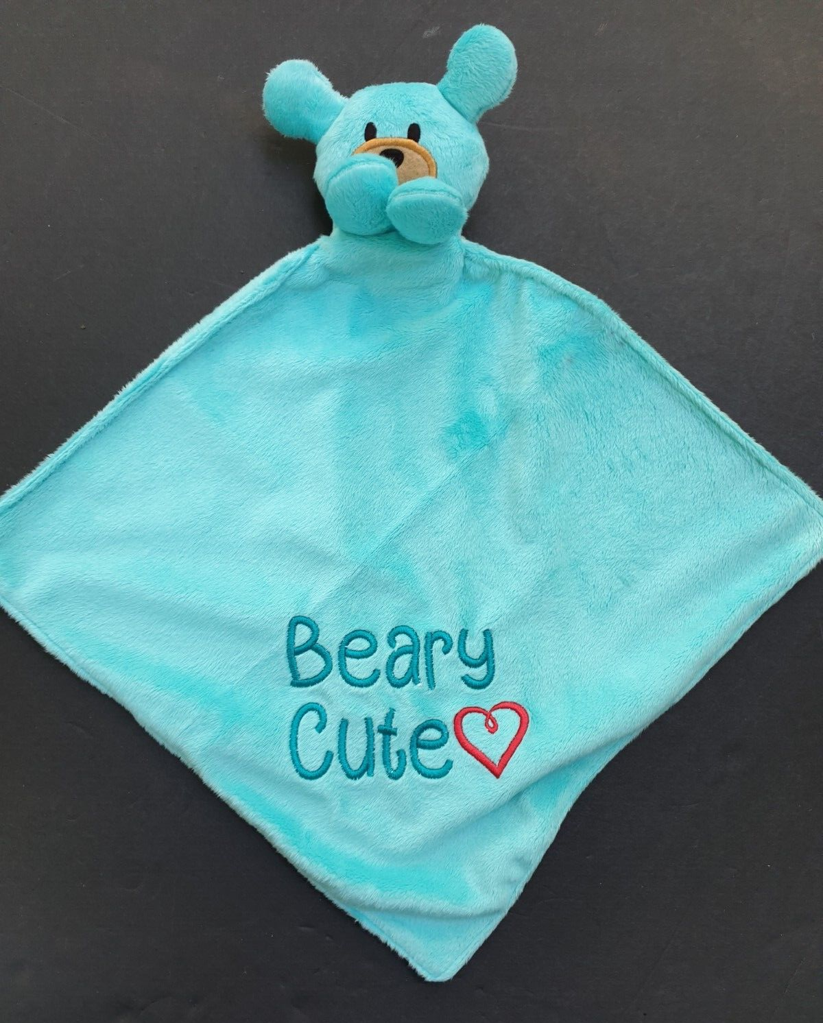 Lovey Nunu Bear Beary Cute Security Plush Baby Blankie - £17.18 GBP
