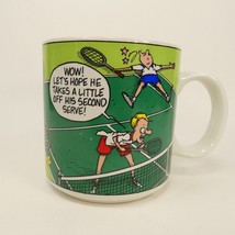 Pete &amp; Clete Ganz  Coffee / Tea Mug  Tennis Second Serve  RARE   FNJZV - £11.88 GBP