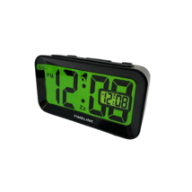 Timelink Desk Alarm Clock with 8 Minute Snooze Light Up 2&quot; Large Numbers... - $15.28