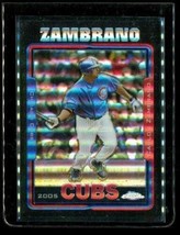 2005 Topps Chrome Black Refractor Baseball Card #202 Carlos Zambrano Cubs Le - £15.52 GBP