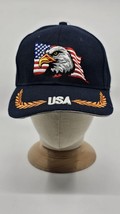 USA American Bald Eagle Flag Embroidered Baseball Hat Trucker Hat Strapback - $15.83