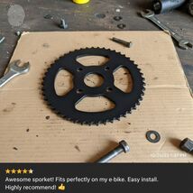 Upgrade 40/41/420 Chain 50 Tooth Rear Drive Sprocket Cog, 40mm Bore, for... - $25.45
