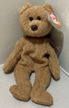 Curly The Bear Ty Beanie Babies Collection Hang &amp; Tush Tag Protector 4/1... - $4.90