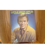 LITTLE GREEN APPLES BOBBY RUSSELL 1968 SHEET MUSIC RUSSELL-CASON MUSIC - $6.72 CAD