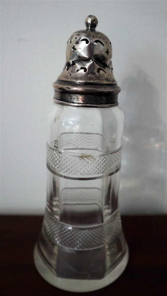 Primary image for Victorian Sterling Capped Sugar Shaker c1897 James Deakin & Sons Sheffield
