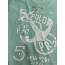 Polo Ralph Lauren Men T Shirt 5th Marine Outfitter Long Sleeve Green XXL... - £10.08 GBP