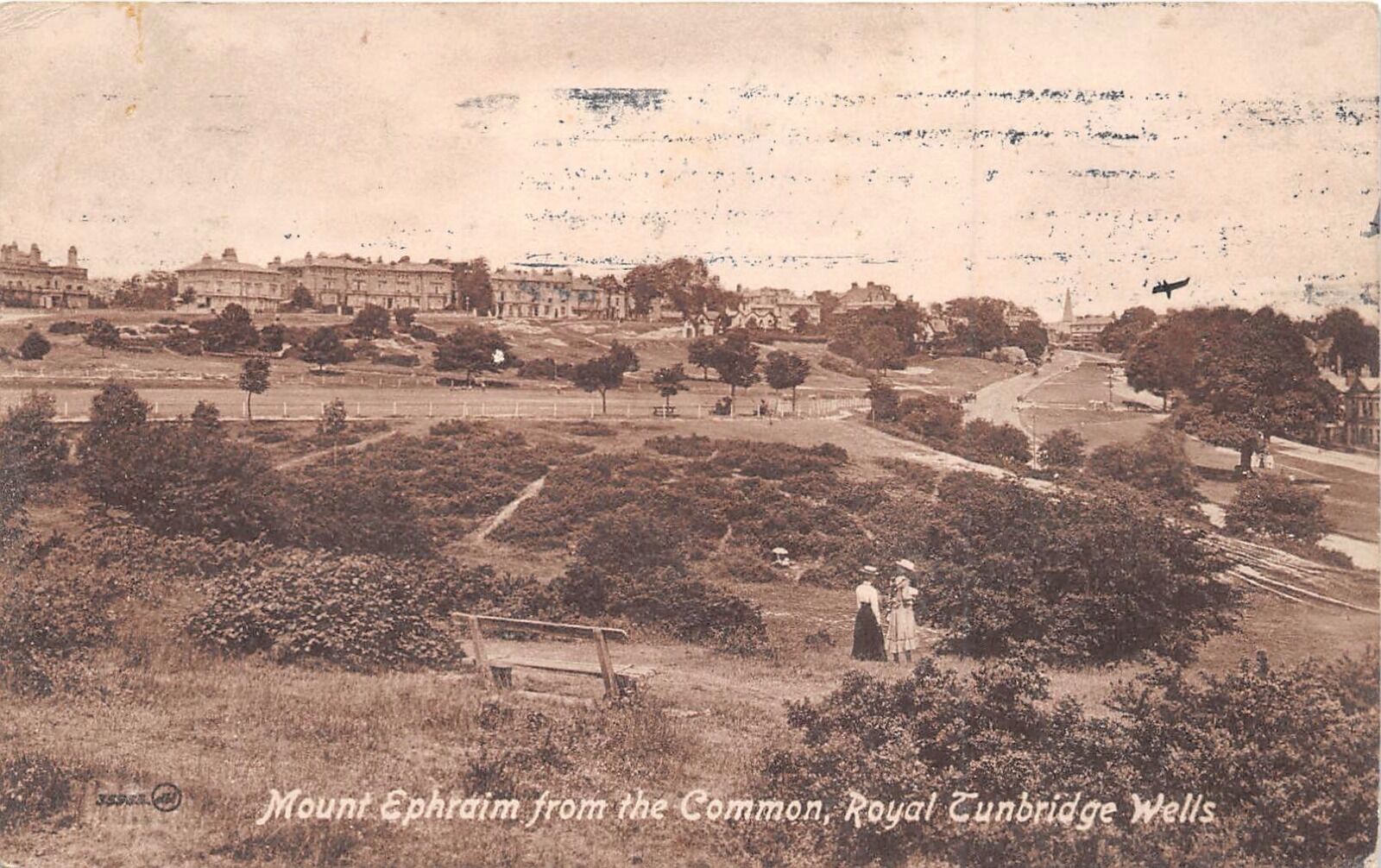Primary image for TUNBRIDGE WELLS KENT UK MOUNT EPHRAIM FROM THE COMMON POSTCARD 1918