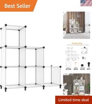 Cube Storage Organizer, Storage Cubes Shelves Bookshelf, 6 Cube Closet O... - $33.33