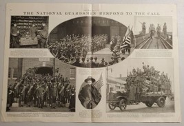 1917 Magazine Photos US National Guardsman Called to War World War 1 - $19.78