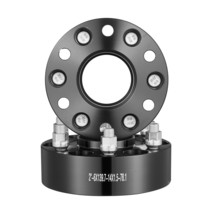 VEVOR 2&quot; 6&quot;x5.5&quot; Wheel Spacers Wheel Adapters 6 Lug Forged Spacer 4 PCS Black - £174.07 GBP