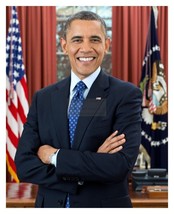 President Barack Obama Officiail White House Portrait 8X10 Photograph Reprint - £6.68 GBP
