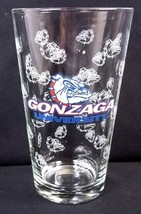 Gonzaga University Pint Beer Glass white bulldogs all over decals small ... - $7.80