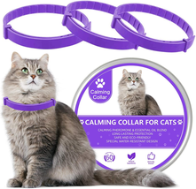 Wustentre 3 Pack Calming Collar for Cats, Cat Calming Collars, Cat Pheromones Ca - £18.79 GBP