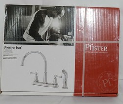 pfister Bremerton F0364SVC 36 Series 2 Handle Polish Chrome Kitchen Faucet - £78.65 GBP