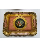Vanity Wooden Hand painted Tray 11 1/2 X 8 1/2&quot; ^^^ - $61.10 CAD