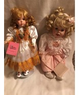 LOT Porcelain Dolls Cowgirl Paradise Galleries / Hamilton Collection Lau... - $11.59 CAD