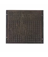 Vtg Letterpress Printing Ink Plate Block Carved Metal Wood Pump Motor Re... - $501.40 MXN