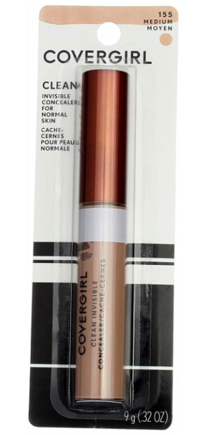 Primary image for Covergirl Clean Invisible Concealer 155 Medium *Triple Pack*