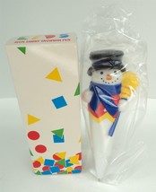 Vintage Avon Christmas Sammy the Snowman Pen - New in Box - Stocking Stuffer! - $5.94