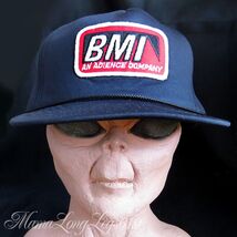 Vintage NWOT BMI Badge Snapback Trucker Hat Cap Adience Co Industrial Ne... - $14.85