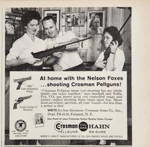 1960 Print Ad Crosman Pellguns &amp; Hahn BB-Guns Nellie Fox Baseball Chic W... - $13.48