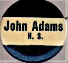 John Adams High School New York 1920's - pinback - $7.45
